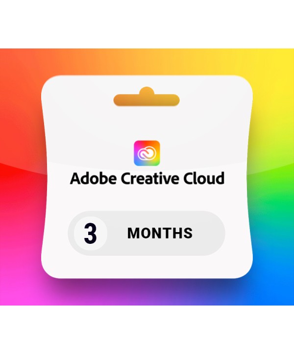 Adobe Creative Cloud Pro - 3 Months Subscription/ Key 